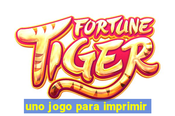 uno jogo para imprimir